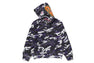 GLITCH WOODLAND CAMO SHARK FULL ZIP HOODIE