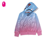 DIP DYE SHARK FULL ZIP HOODIE