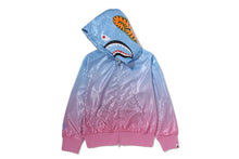 DIP DYE SHARK FULL ZIP HOODIE
