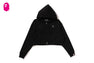 APE HEAD ONE POINT CROPPED ZIP HOODIE