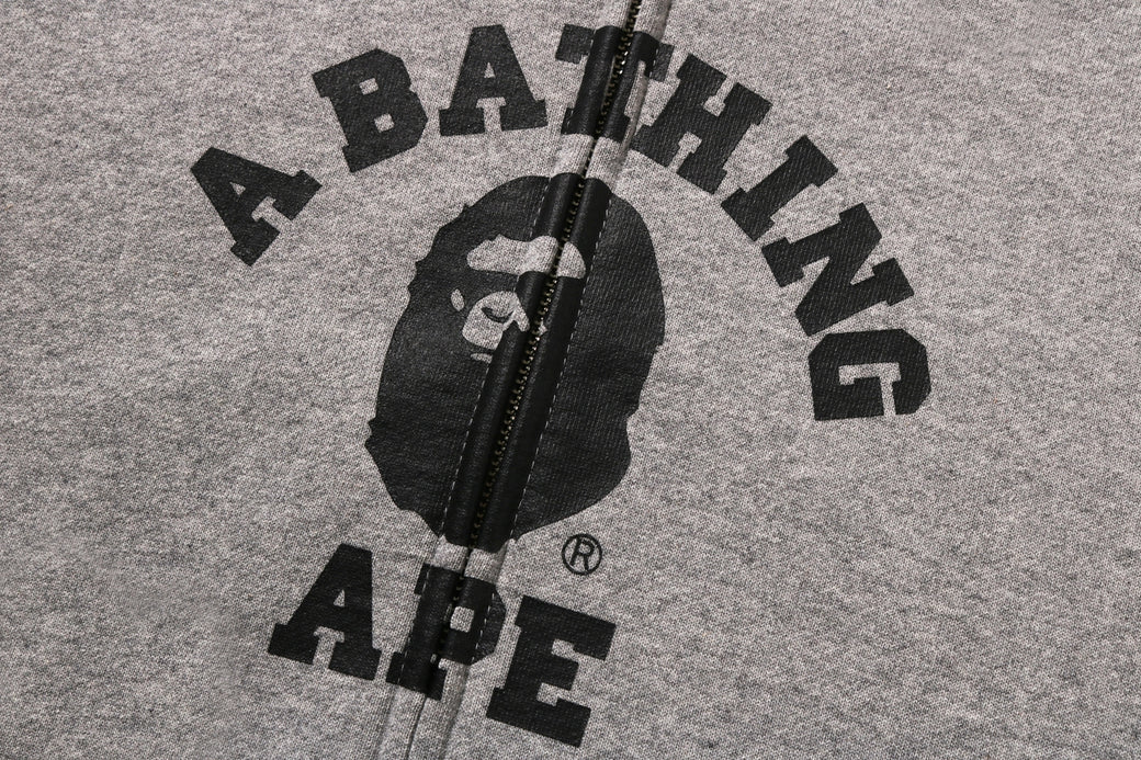 COLLEGE ZIP HOODIE | bape.com