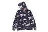 GLITCH WOODLAND CAMO SHARK ZIP HOODIE