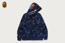 COLOR CAMO SHARK FULL ZIP HOODIE