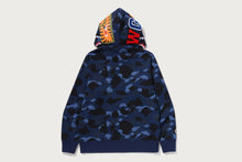COLOR CAMO SHARK FULL ZIP HOODIE