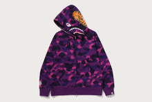 COLOR CAMO SHARK FULL ZIP HOODIE