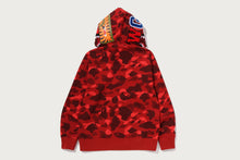 COLOR CAMO SHARK FULL ZIP HOODIE