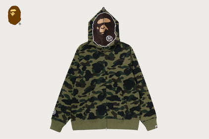 1ST CAMO 2ND APE FULL ZIP HOODIE