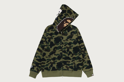 1ST CAMO 2ND APE FULL ZIP HOODIE