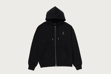 BAPE BLACK TRIBAL INTARSIA KNIT SCARF HYBRID ZIP HOODIE