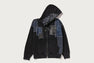 BAPE BLACK PATCHWORK MAD FACE BORO ZIP HOODIE