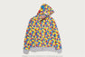 【 BAPE X MEDICOM TOY 】30TH ANNIV. BE@R SHARK FULL ZIP REVERSIBLE HOODIE