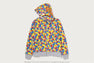 【 BAPE X MEDICOM TOY 】30TH ANNIV. BE@R SHARK FULL ZIP REVERSIBLE HOODIE