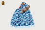 ABC CAMO FUR HOOD SHARK RELAXED FIT  ZIP HOODIE