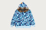 ABC CAMO FUR HOOD SHARK RELAXED FIT  ZIP HOODIE