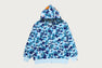 ABC CAMO FUR HOOD SHARK RELAXED FIT  ZIP HOODIE