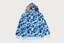 ABC CAMO FUR HOOD SHARK RELAXED FIT  ZIP HOODIE