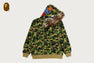 ABC CAMO FUR HOOD SHARK RELAXED FIT  ZIP HOODIE