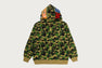 ABC CAMO FUR HOOD SHARK RELAXED FIT  ZIP HOODIE