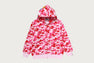 ABC CAMO FUR HOOD SHARK RELAXED FIT  ZIP HOODIE