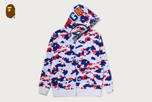 STA STRIKE CAMO SHARK RELAXED FIT FULL ZIP HOODIE