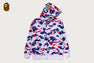 STA STRIKE CAMO SHARK RELAXED FIT FULL ZIP HOODIE