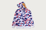 STA STRIKE CAMO SHARK RELAXED FIT FULL ZIP HOODIE