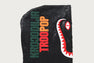 CROC PATTERN CROCODILE RELAXED FIT FULL ZIP HOODIE