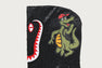 CROC PATTERN CROCODILE RELAXED FIT FULL ZIP HOODIE