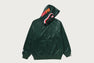 CROC PATTERN CROCODILE RELAXED FIT FULL ZIP HOODIE