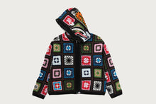 MULTI LOGO CROCHET SHARK REALXED FIT HOODIE