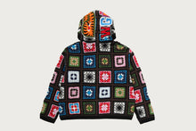 MULTI LOGO CROCHET SHARK REALXED FIT HOODIE