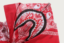 PAISLEY PATTERN SHARK FULL ZIP HOODIE