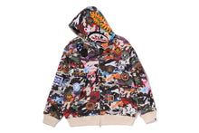 HYBRID CAMO MULTI BADGE SHARK RELAXED FIT FULL ZIP HOODIE