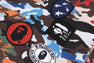 HYBRID CAMO MULTI BADGE SHARK RELAXED FIT FULL ZIP HOODIE