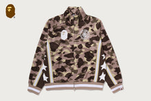 COLOR CAMO MESH RELAXED FIT TRACK JACKET