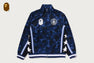COLOR CAMO MESH RELAXED FIT TRACK JACKET
