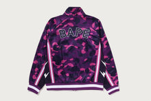 COLOR CAMO MESH RELAXED FIT TRACK JACKET