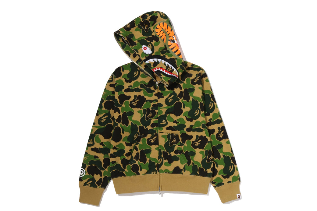 ABC CAMO CRYSTAL STONE SHARK FULL ZIP HOODIE | bape.com