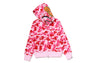 ABC CAMO CRYSTAL STONE SHARK FULL ZIP HOODIE