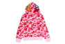 ABC CAMO CRYSTAL STONE SHARK FULL ZIP HOODIE