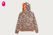 TIGER CAMO TIGER SHARK FULL ZIP HOODIE