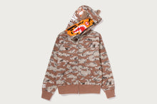 TIGER CAMO TIGER SHARK FULL ZIP HOODIE
