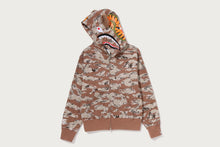 TIGER CAMO TIGER SHARK FULL ZIP HOODIE
