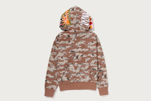 TIGER CAMO TIGER SHARK FULL ZIP HOODIE