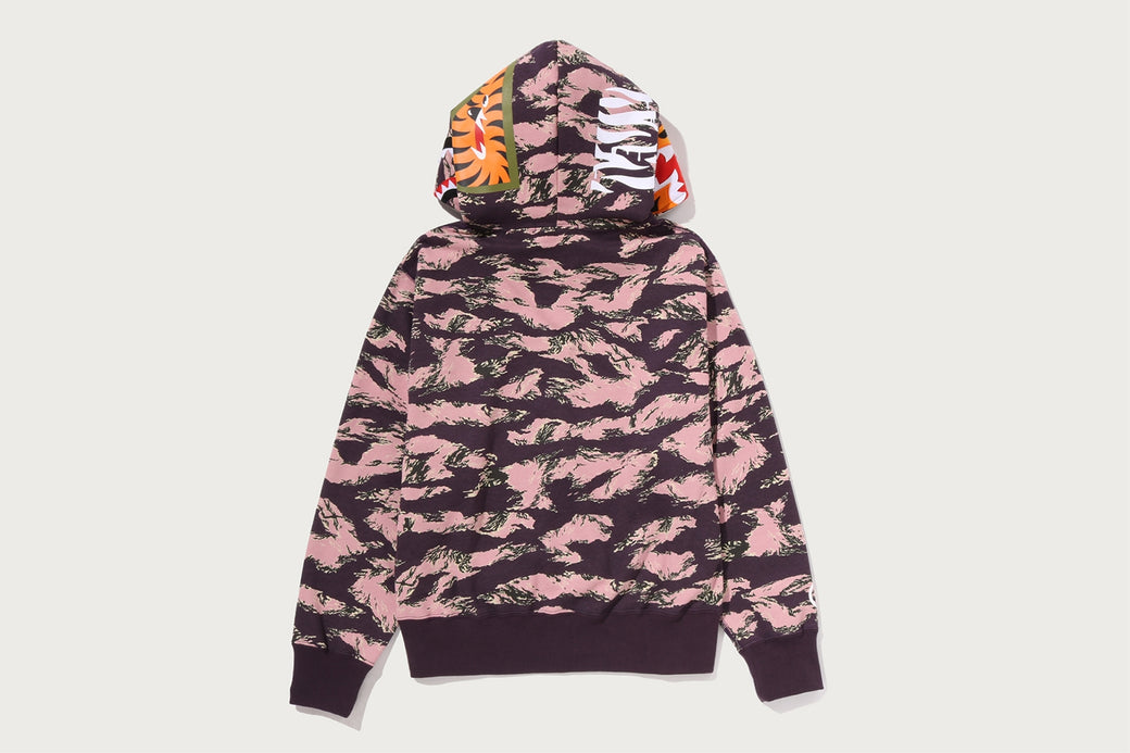 TIGER CAMO TIGER SHARK FULL ZIP HOODIE | bape.com