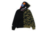 1ST CAMO CRYSTAL STONE SHARK FULL ZIP HOODIE