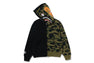1ST CAMO CRYSTAL STONE SHARK FULL ZIP HOODIE