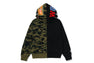 1ST CAMO CRYSTAL STONE SHARK FULL ZIP HOODIE