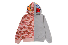 1ST CAMO CRYSTAL STONE SHARK FULL ZIP HOODIE
