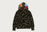 1ST CAMO CROCHET SHARK FULL ZIP HOODIE